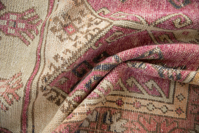 4.5x11.5 Vintage Distressed Oushak Rug Runner by Old New House® - product image 10 for Resin Society
