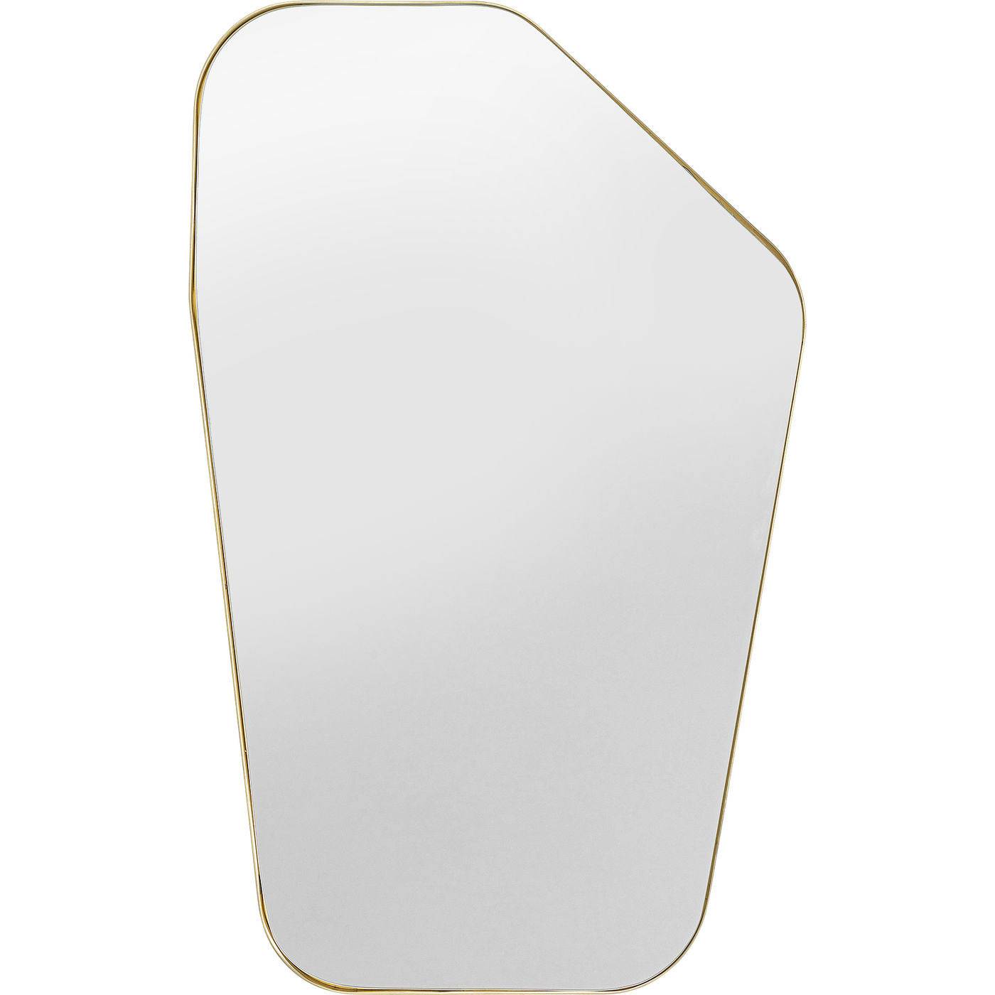 Wall Mirror Shape Brass 64x95cm by DEKOR - main product image for Resin Society