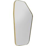 Wall Mirror Shape Brass 64x95cm by DEKOR - product image 4 for Resin Society