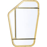 Wall Mirror Shape Brass 64x95cm by DEKOR - product image 5 for Resin Society