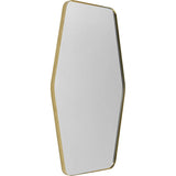 Wall Mirror Shape Hexagon Brass 64x95cm by DEKOR - product image 4 for Resin Society