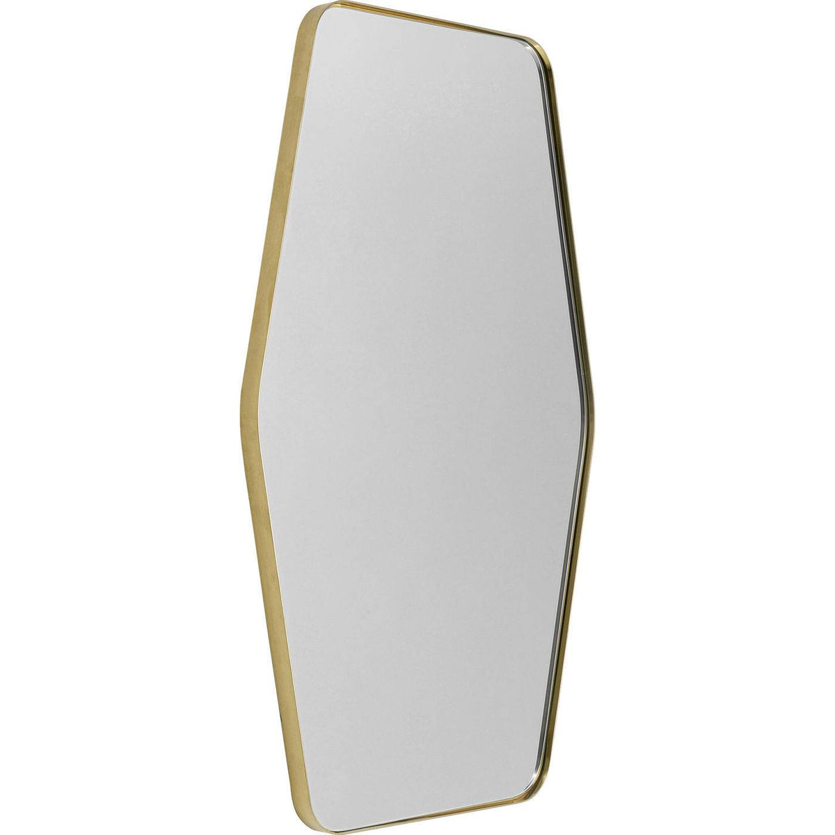 Wall Mirror Shape Hexagon Brass 64x95cm by DEKOR - product image 4 for Resin Society