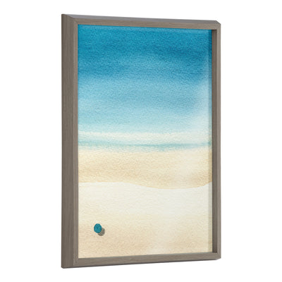 Blake Calm Morning Framed Printed Glass by kateandlaurel - main product image for Resin Society