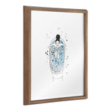 Blake Girl in a Bath Framed Printed Glass by Viola Kreczmer by kateandlaurel - product image 20 for Resin Society