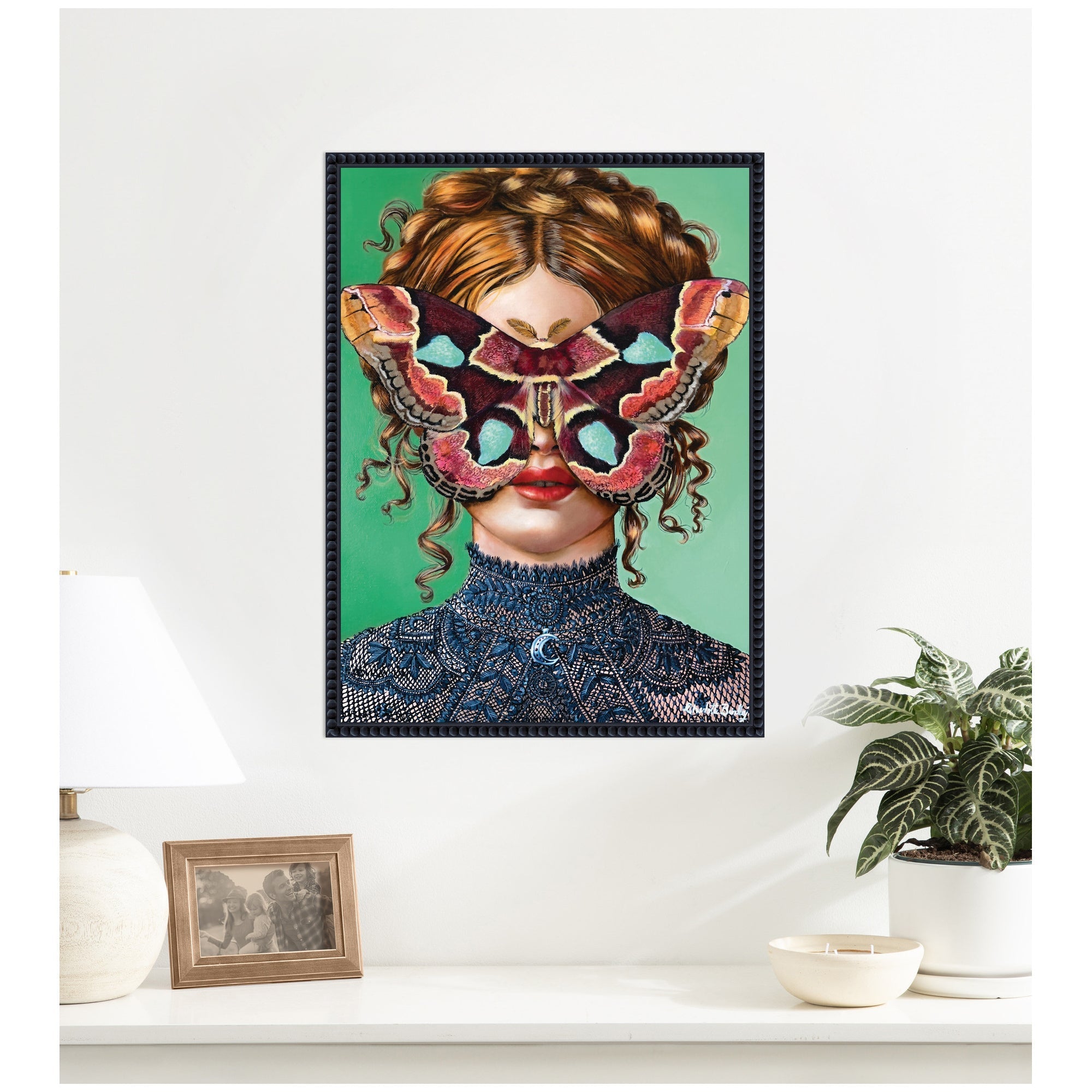Forest Witch by Charlotte Brindley Framed Canvas Wall Art Print