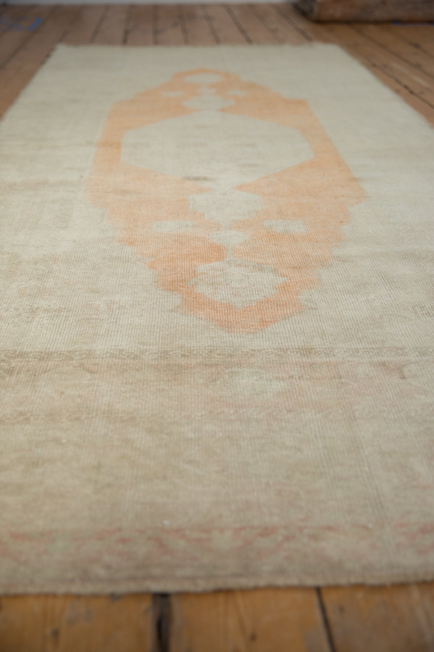 4x8.5 Vintage Distressed Oushak Rug Runner by Old New House® - product image 4 for Resin Society
