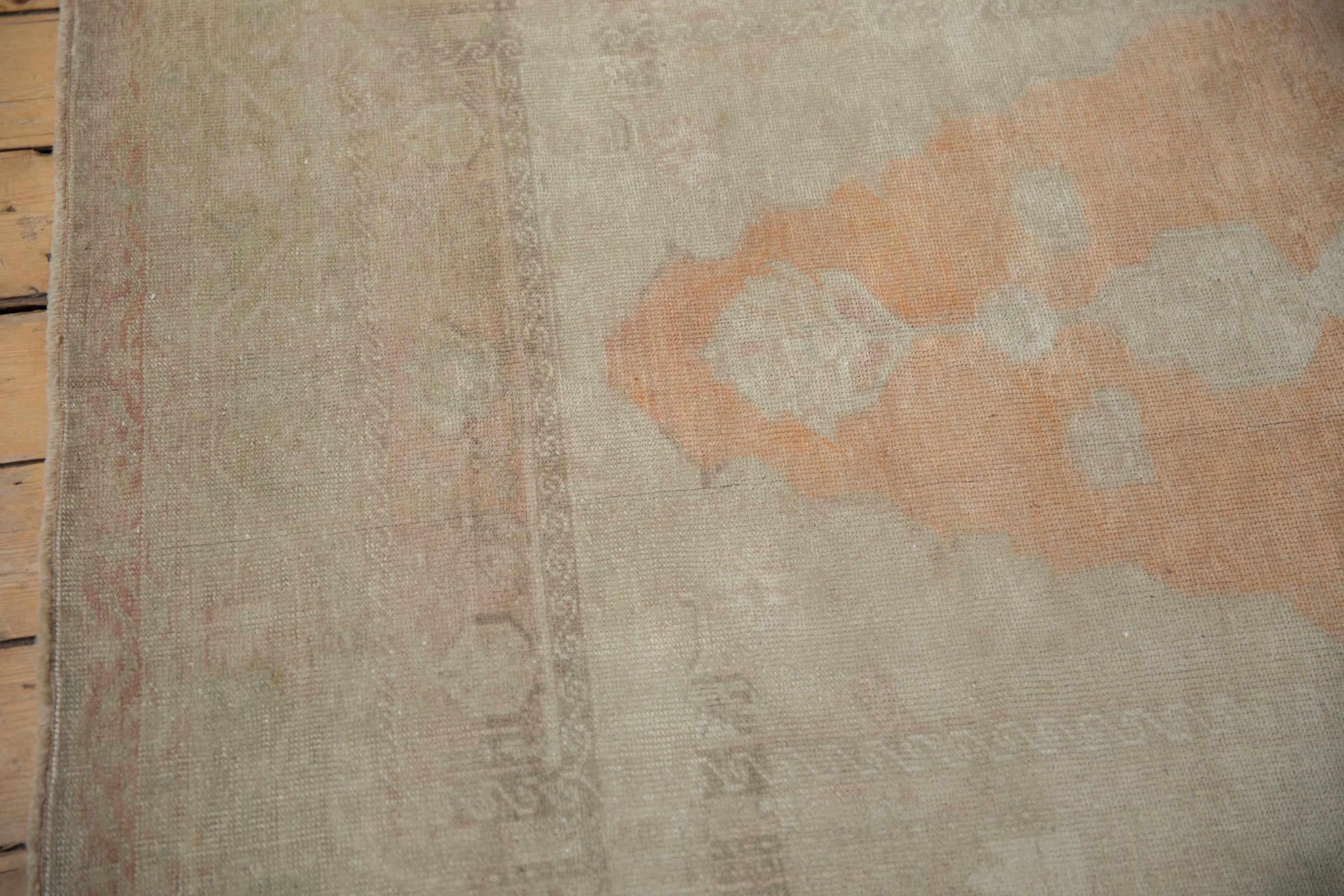4x8.5 Vintage Distressed Oushak Rug Runner by Old New House® - product image 6 for Resin Society