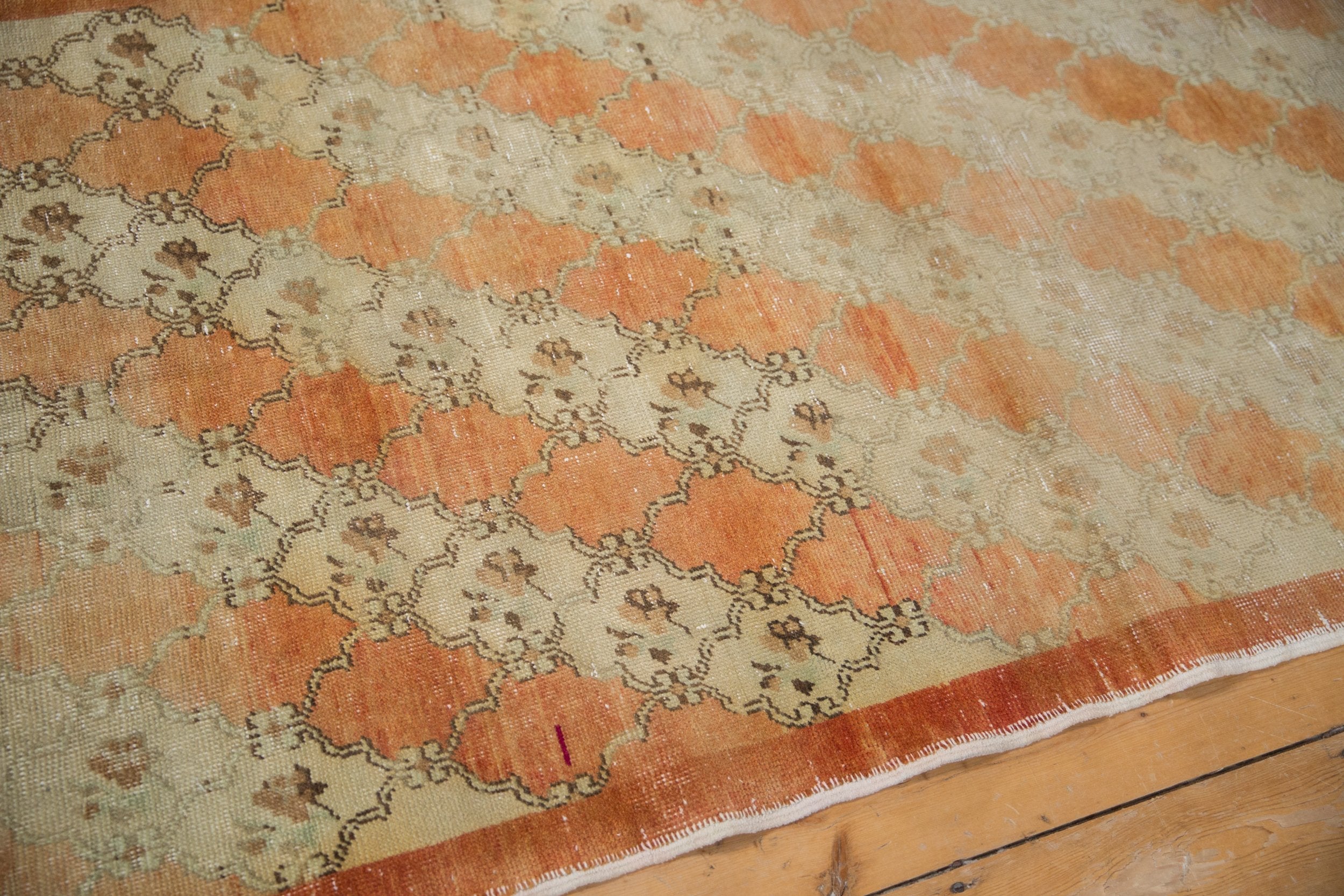 3.5x9.5 Vintage Distressed Oushak Rug Runner by Old New House® - product image 5 for Resin Society