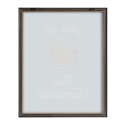 Blake Call Me Old Fashioned Blue Framed Printed Glass by kateandlaurel - product image 4 for Resin Society
