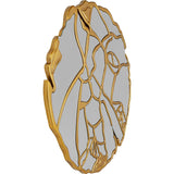 Wall Mirror Pieces Gold Ø100cm by DEKOR - product image 5 for Resin Society