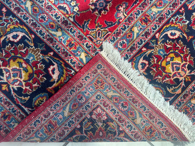 Incredible Persian Kashan All Over Wool Rug 10’2” x 14’ by Rugistan - product image 20 for Resin Society