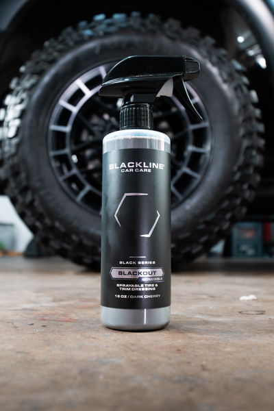 BLACKLINE® BLACKOUT TRIM & TIRE DRESSING by Blackline Car Care - product image 3 for Resin Society
