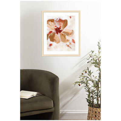 Framed Art Painterly Brown Blossom ll by Nikita Jariwala
