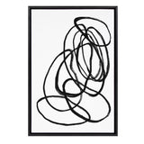 Sylvie Ring of Light 2 Framed Canvas