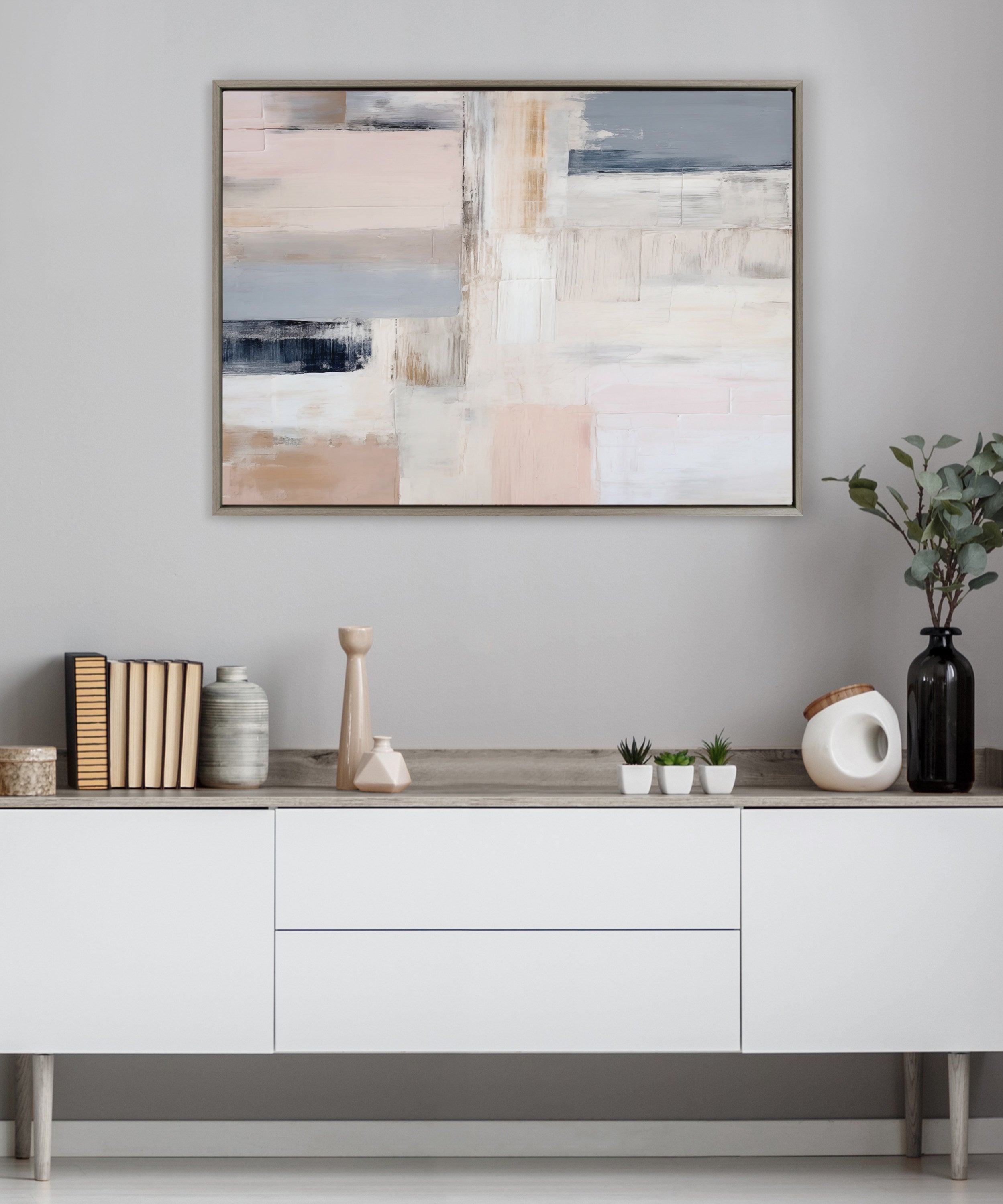 Sylvie Rustic Melody Framed Canvas by Amy Lighthall