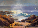 Eighty Six by John Beard Collection, 16x20 gallery wrap canvas painting with soft coastal tones