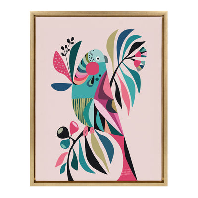 Sylvie Parakeet Framed Canvas by kateandlaurel - product image 15 for Resin Society