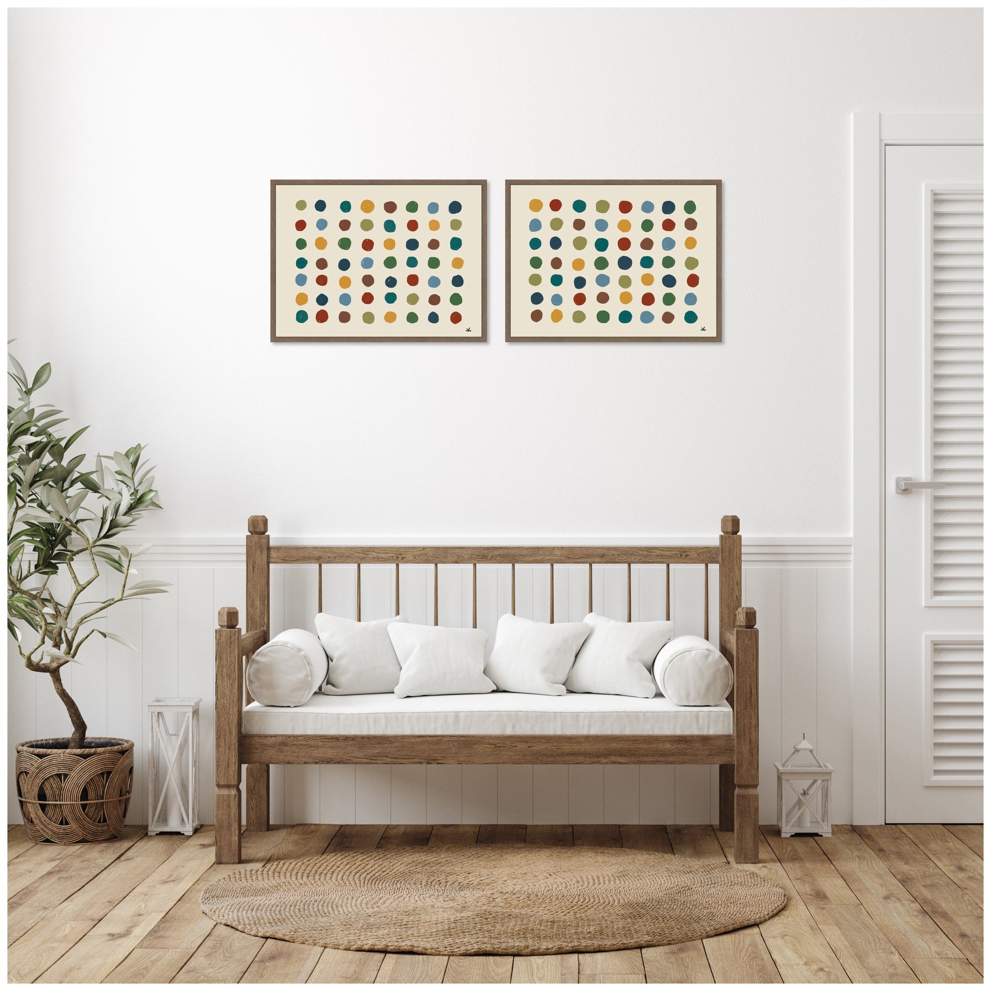 Meditation No.3 2 Piece Framed Canvas Wall Art Set by Kelly Knaga