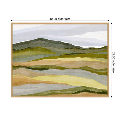 Sylvie Gentle Wilderness Framed Canvas by Nikita Jariwala