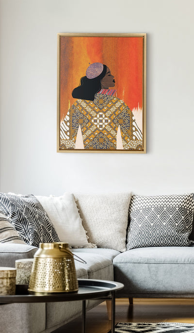 Sylvie Girlie Girl Framed Canvas by kateandlaurel - product image 20 for Resin Society