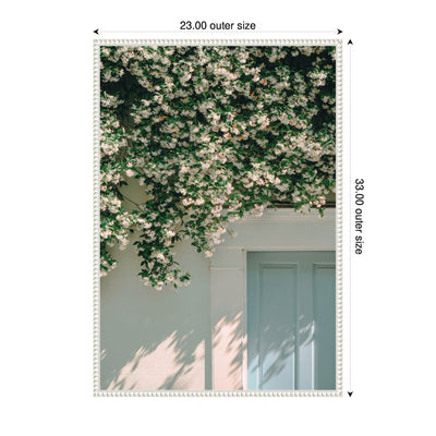 Trad Street Jasmine by Alicia Bock Framed Canvas Wall Art Print