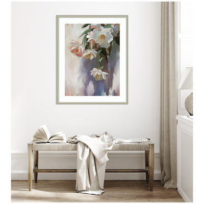 Framed Art Dangle Thumb Pastel Flower Bouquet by Mary Sparrow