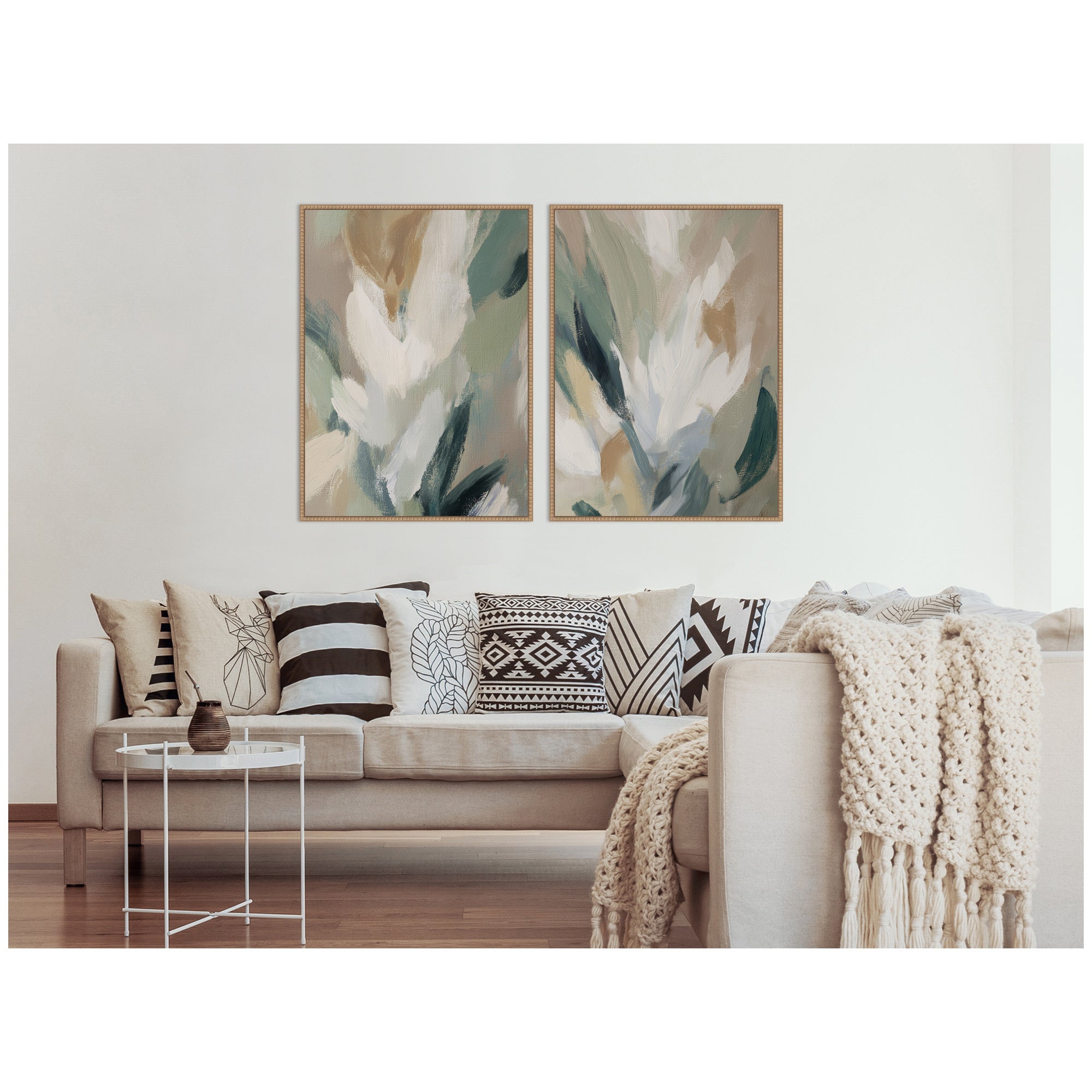 Plant Form No.
1 & No.
2 2 Piece Framed Canvas Wall Art Set by Amy Lighthall