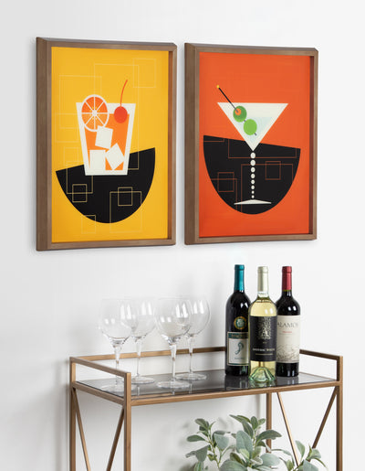 Blake Old Fashioned Framed Printed Art by Amber Leaders Designs