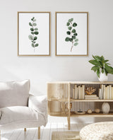 Sylvie Eucalyptus Framed Canvas Set by kateandlaurel - product image 18 for Resin Society