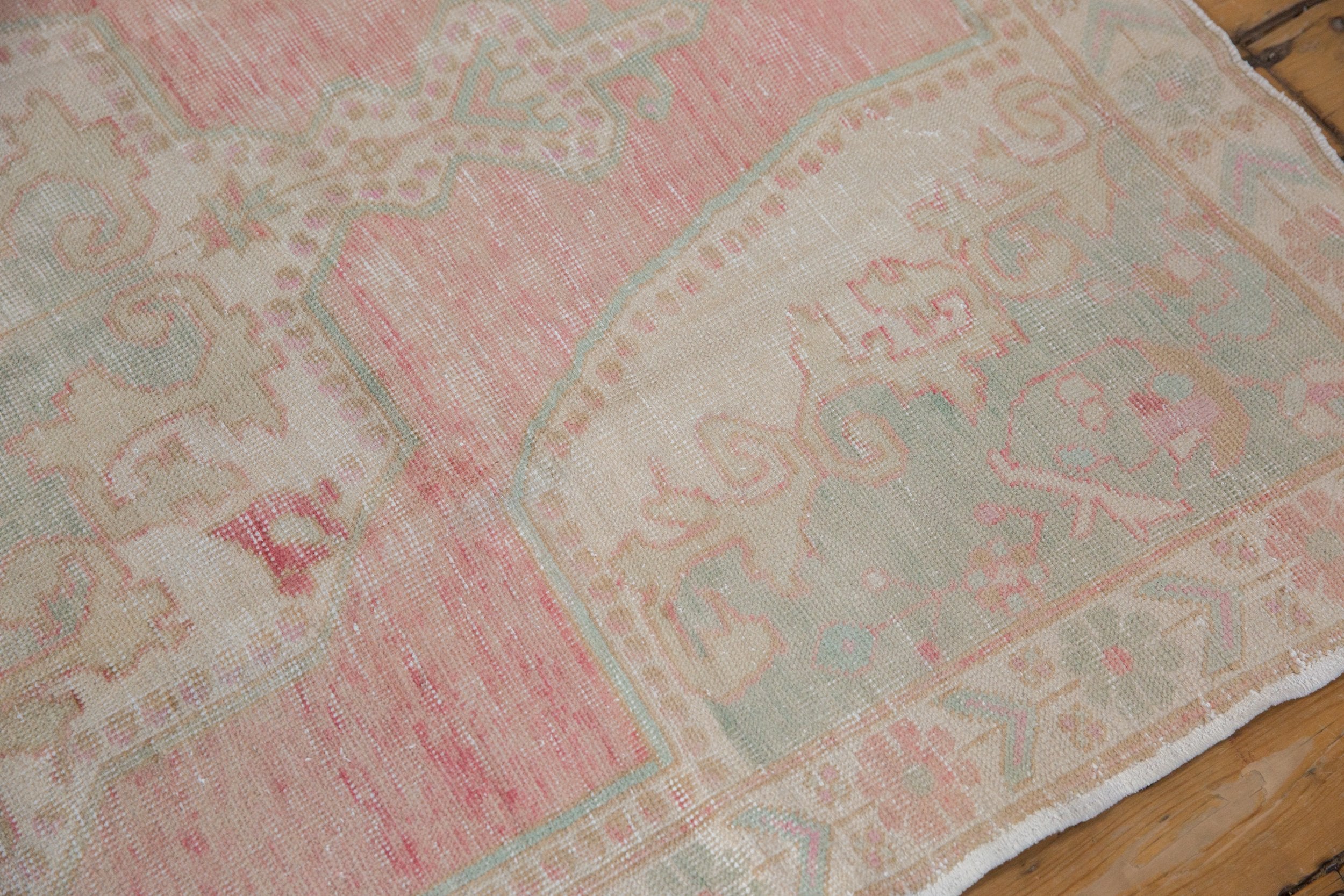 4.5x8 Vintage Distressed Oushak Rug Runner by Old New House® - product image 6 for Resin Society