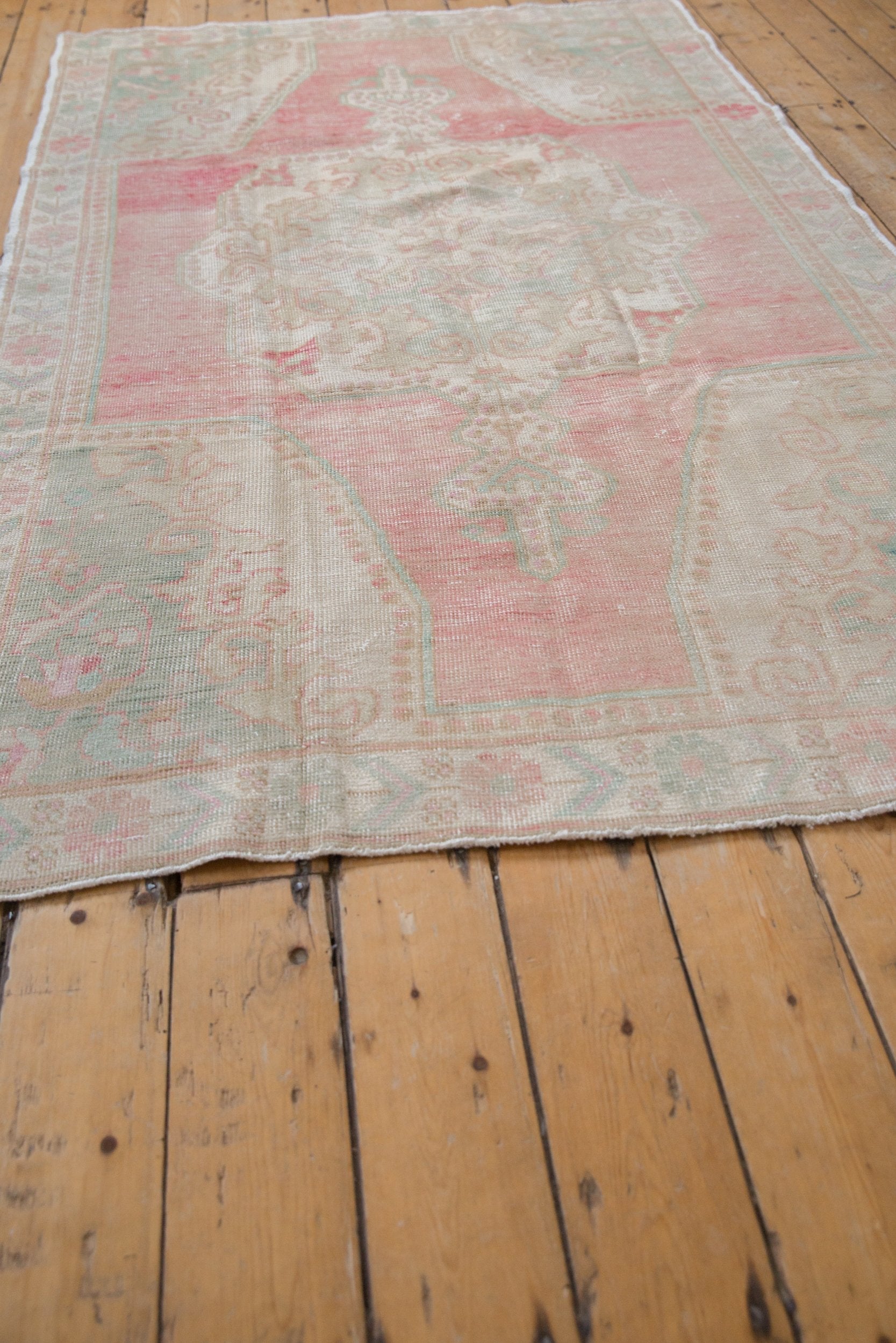 4.5x8 Vintage Distressed Oushak Rug Runner by Old New House® - product image 8 for Resin Society