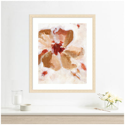 Framed Art Painterly Brown Blossom ll by Nikita Jariwala