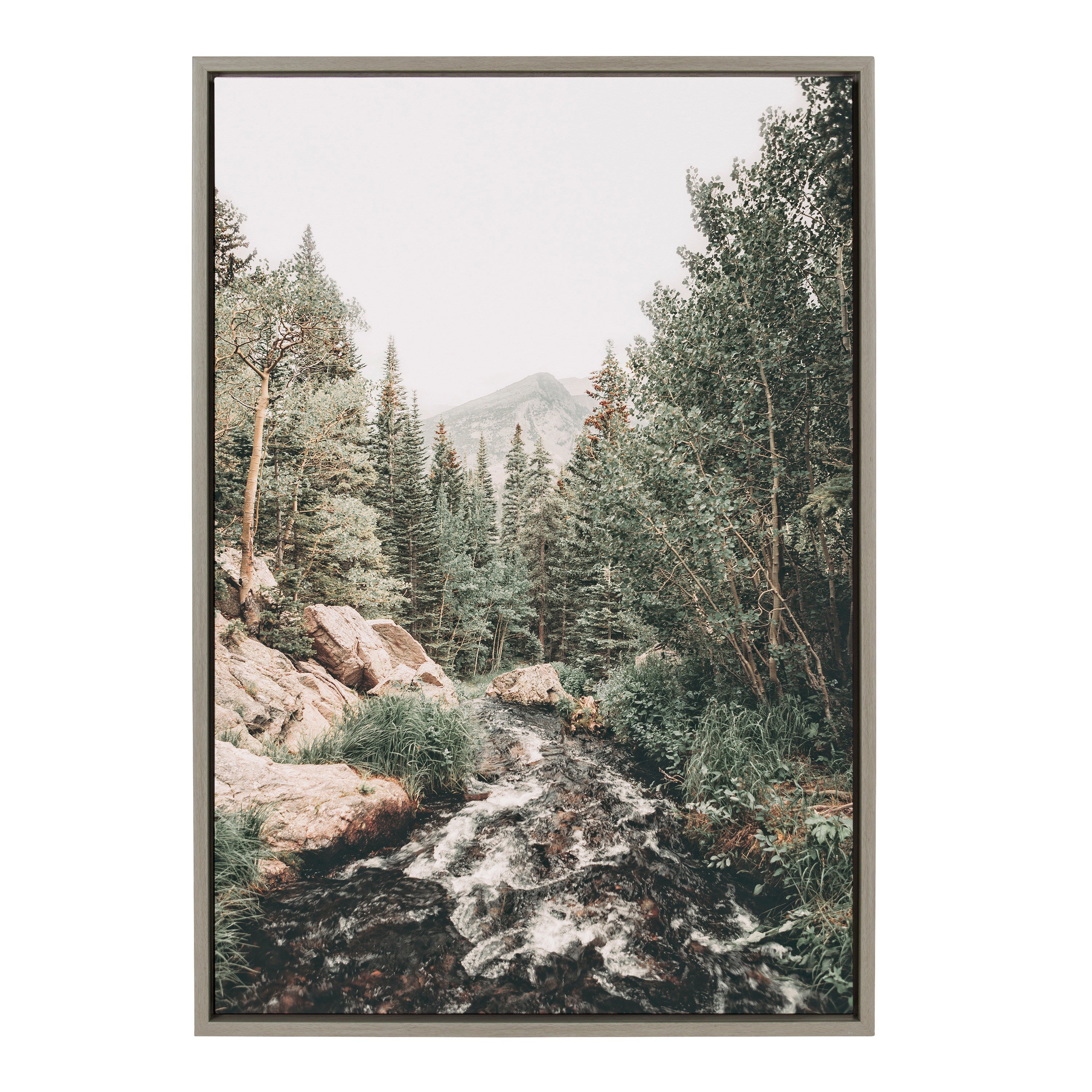 Sylvie Meet Me Here Framed Canvas by kateandlaurel - product image 13 for Resin Society