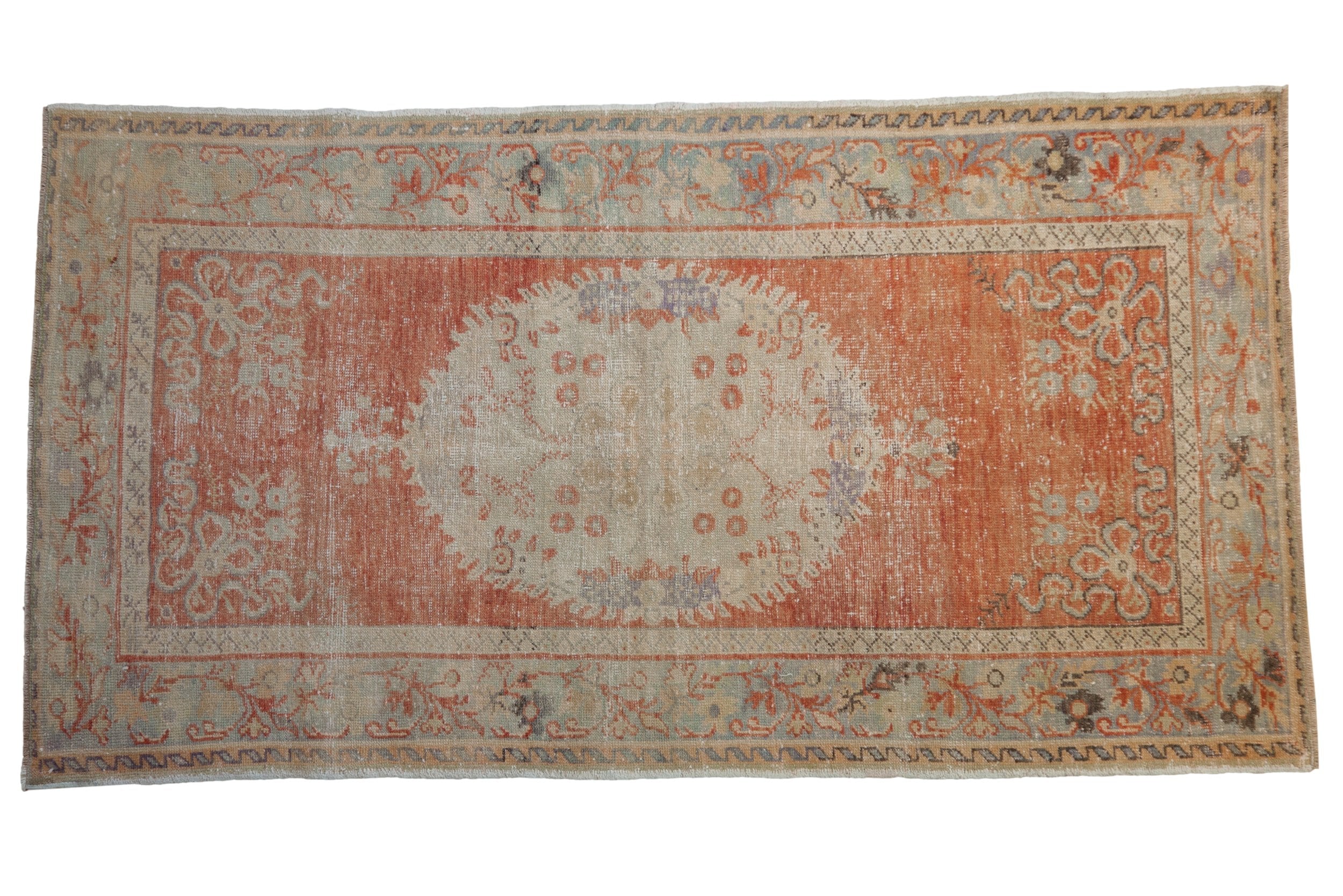 3.5x6.5 Vintage Distressed Oushak Rug by Old New House® - main product image for Resin Society