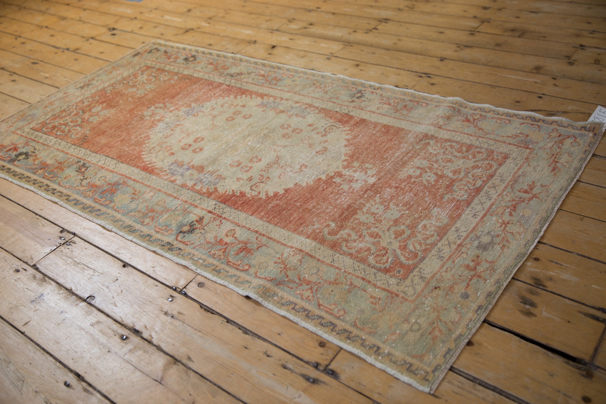 3.5x6.5 Vintage Distressed Oushak Rug by Old New House® - product image 6 for Resin Society