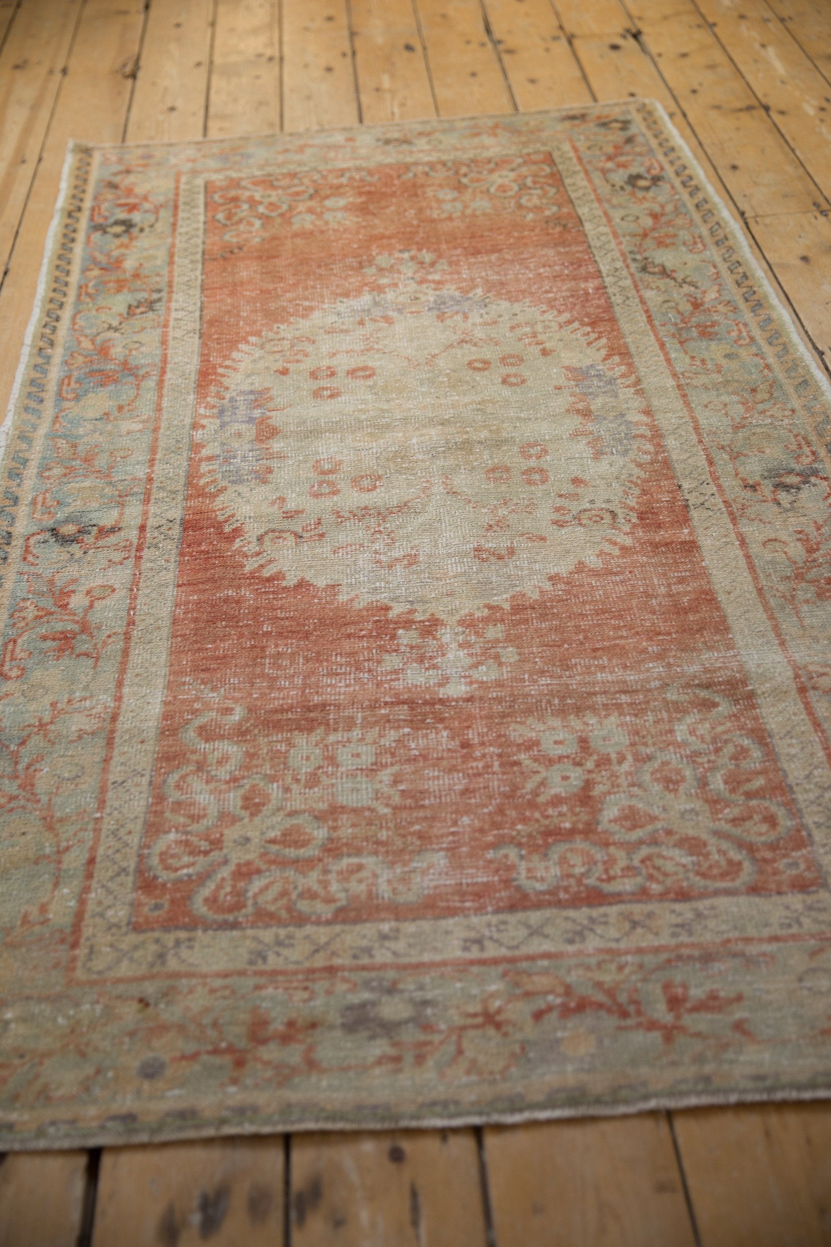 3.5x6.5 Vintage Distressed Oushak Rug by Old New House® - product image 7 for Resin Society