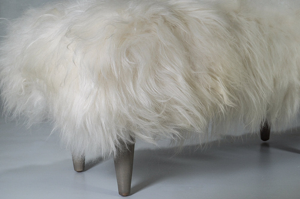 84″ Icelandic Fur Bench by Enrico Bartolini - product image 4 for Resin Society