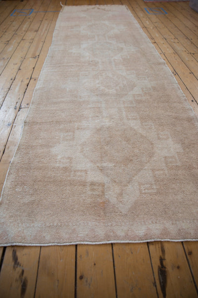 3.5x12.5 Vintage Distressed Oushak Rug Runner by Old New House® - product image 3 for Resin Society