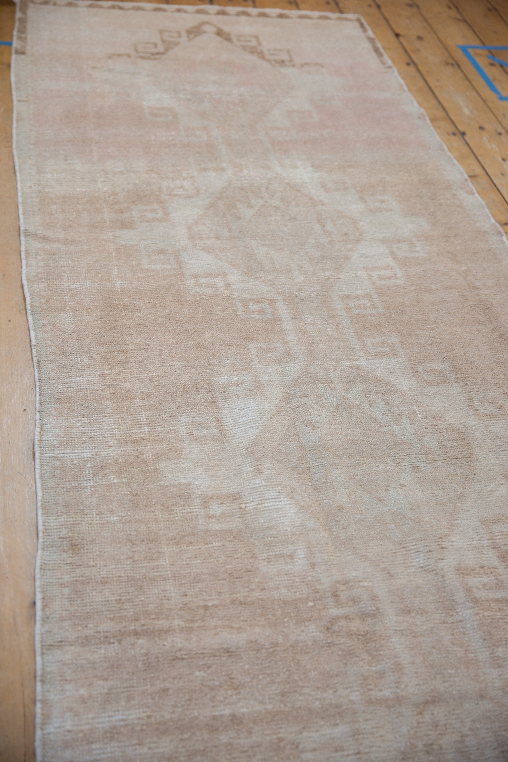 3.5x12.5 Vintage Distressed Oushak Rug Runner by Old New House® - product image 4 for Resin Society