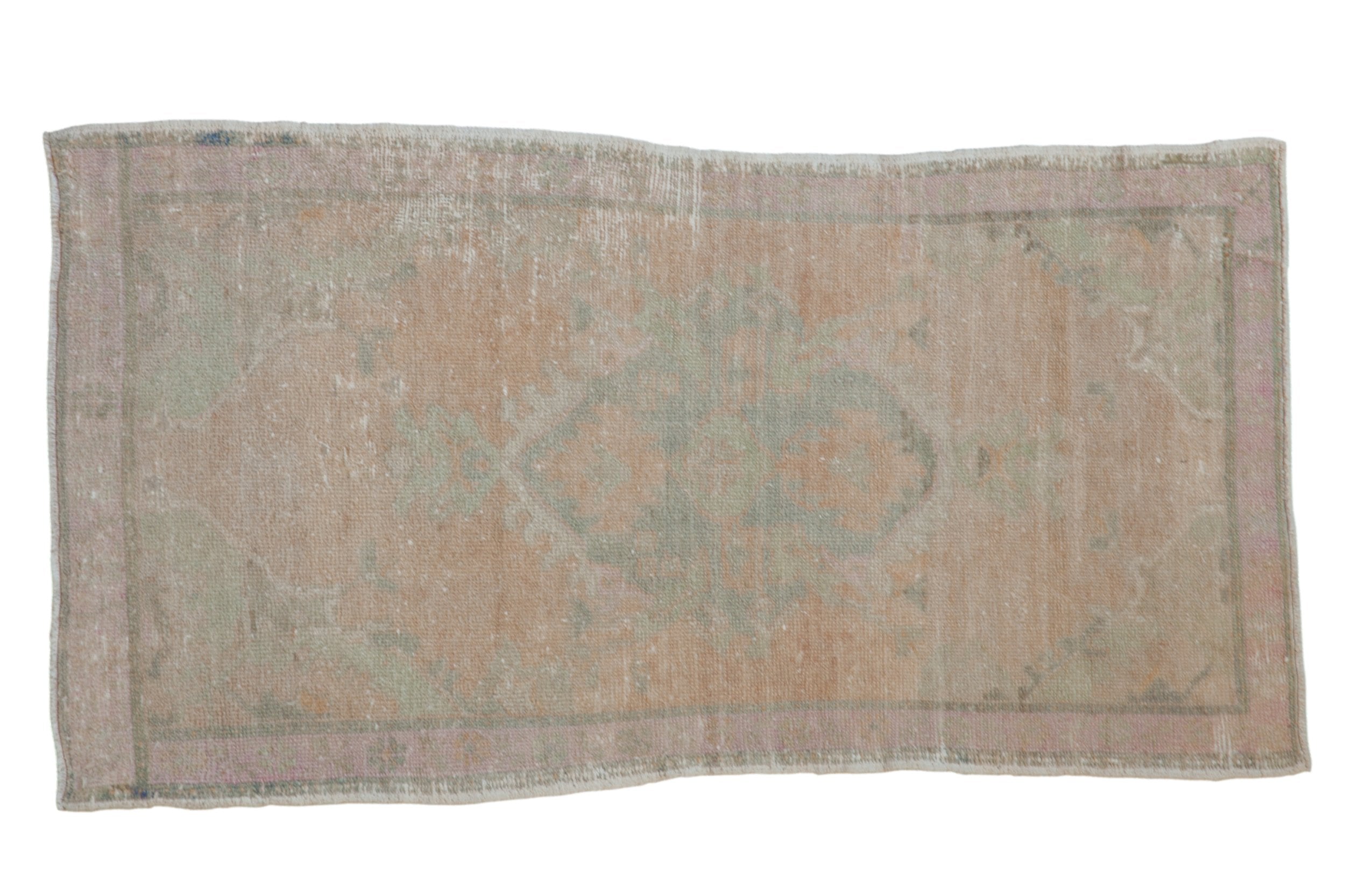 2.5x4.5 Vintage Distressed Oushak Rug