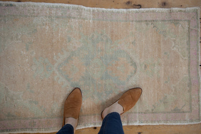 2.5x4.5 Vintage Distressed Oushak Rug