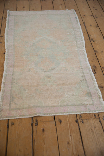2.5x4.5 Vintage Distressed Oushak Rug