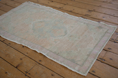 2.5x4.5 Vintage Distressed Oushak Rug