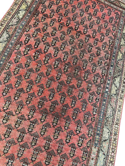 Antique Armenian Karabakh Wool Runner – 3’3” x 12’8” – Hand-Knotted by Rugistan - product image 5 for Resin Society