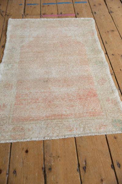 2x3.5 Vintage Distressed Oushak Rug