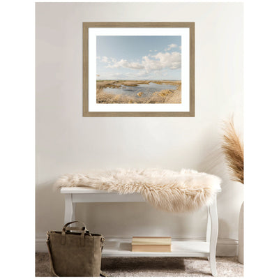 Framed Art Marshland by Crystal Lynn Collins