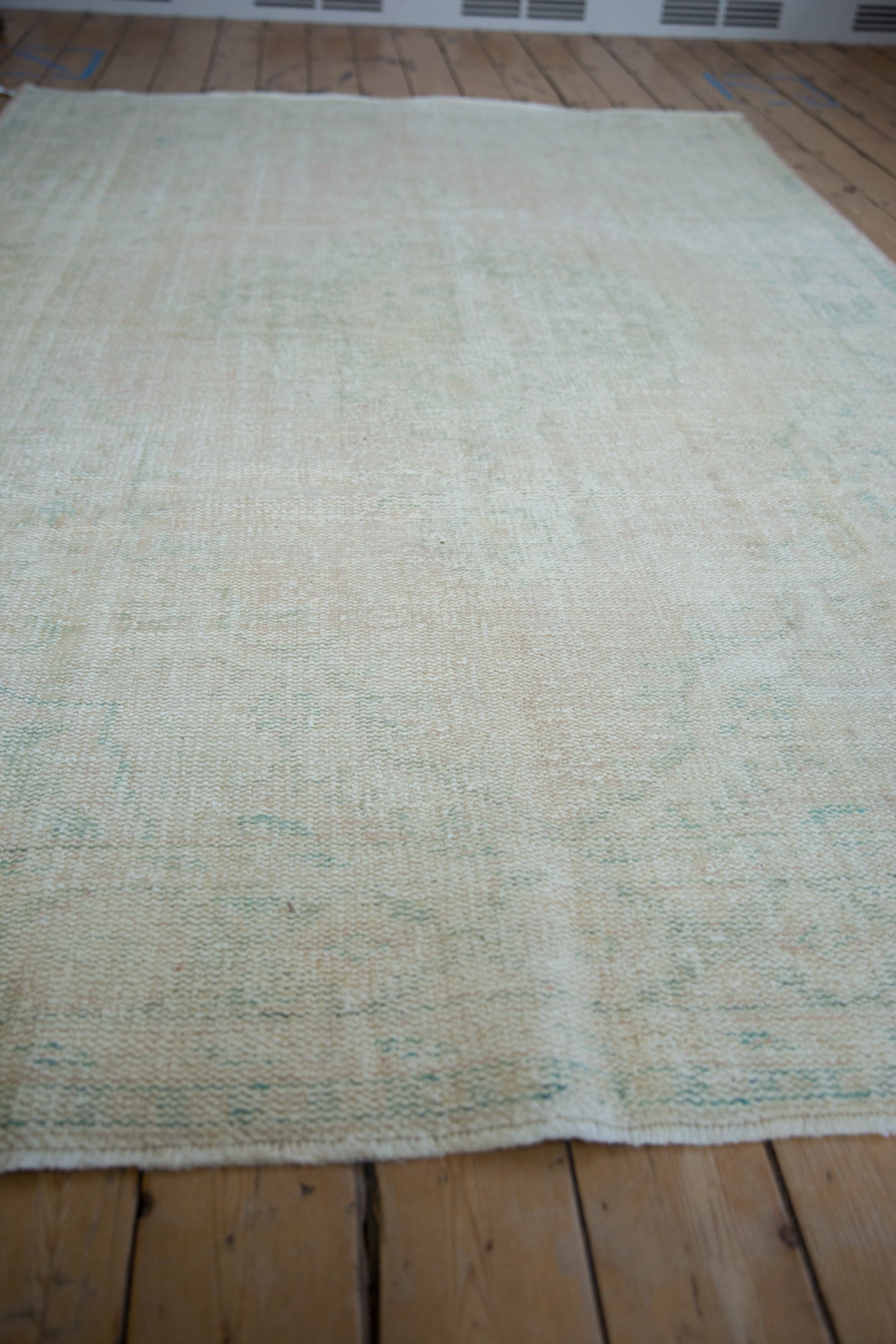 6x9.5 Vintage Distressed Oushak Carpet