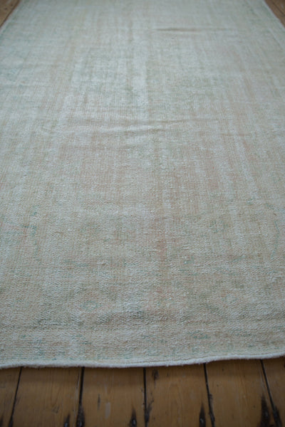 6x9.5 Vintage Distressed Oushak Carpet