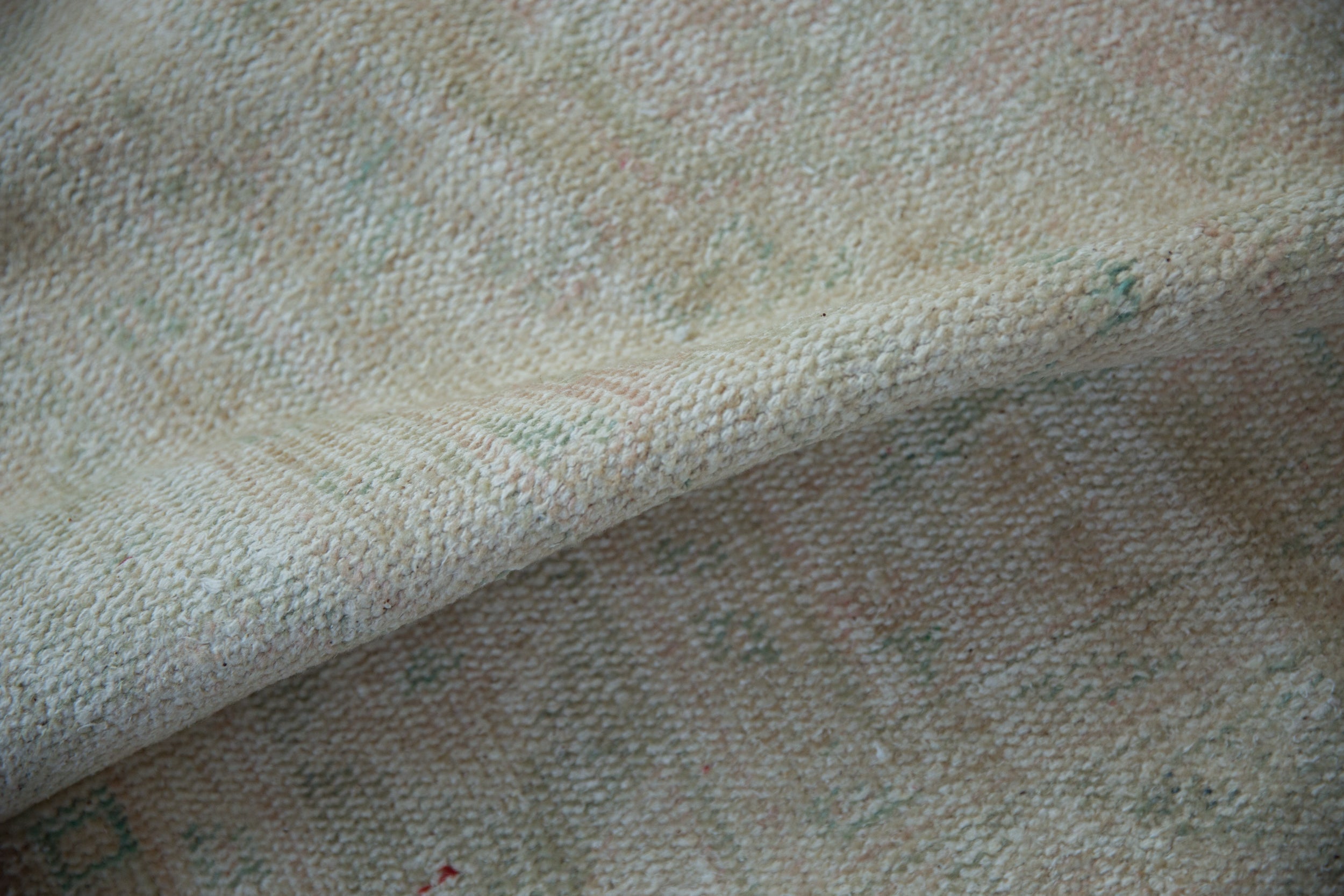 6x9.5 Vintage Distressed Oushak Carpet