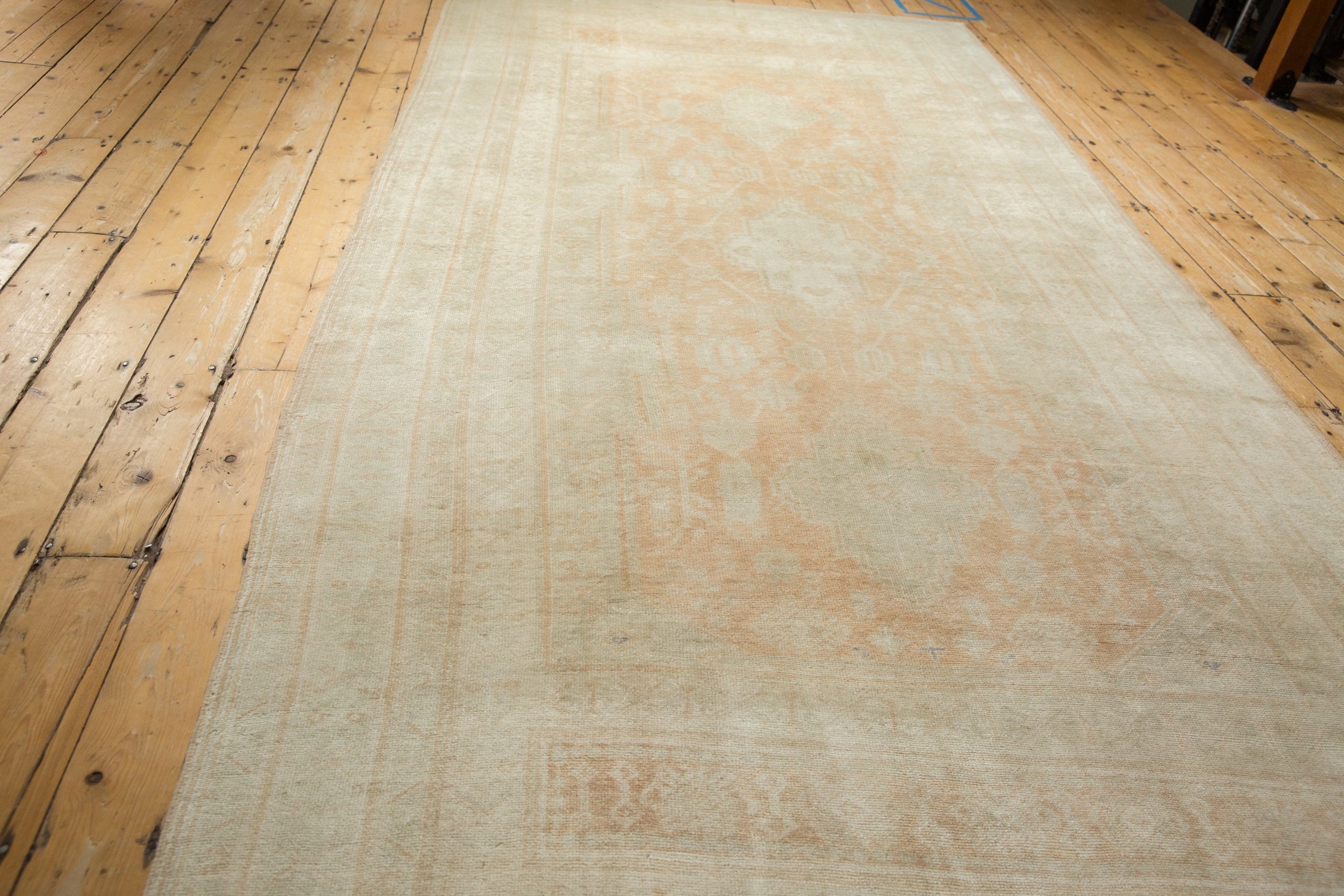 6x11.5 Vintage Distressed Oushak Carpet by Old New House® - product image 7 for Resin Society
